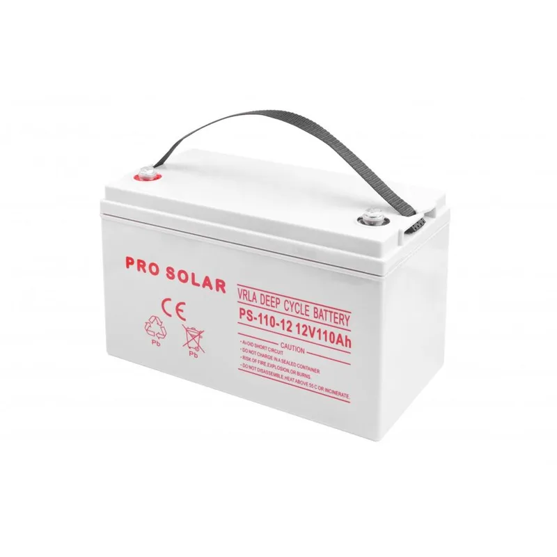 Dziļās izlādes svina skābes akumulatos VPRO SOLAR 12V 110 Ah