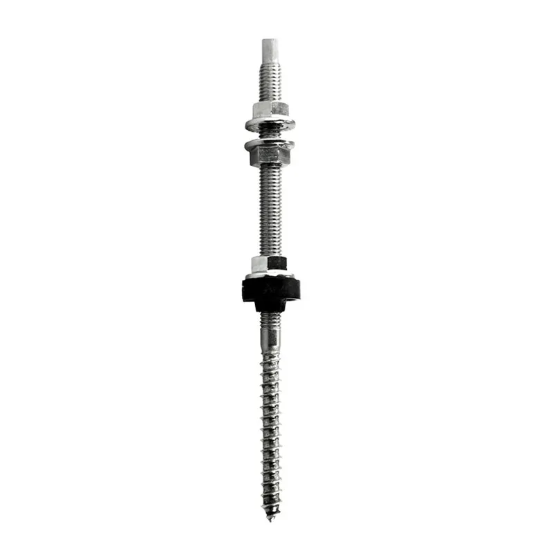 Skrūve hanger bolt M10 with seal EPDM 200 mm (A2) bez adaptera