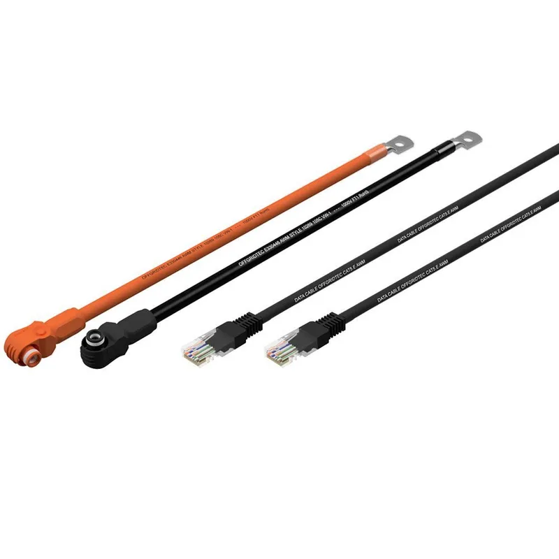 Pylontech savienojuma kabeļa komplekts ar invertoru 2 x 2,0 m 25 mm² 