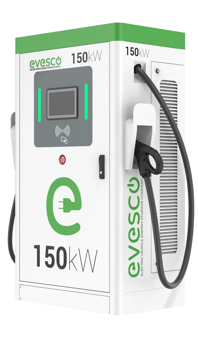EVESCO 150 kW E-auto uzlādes stacija EVDC-150-EU