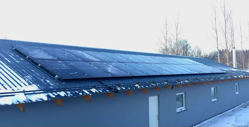 Ikšķile KWUD ražotne 12.88 kW - Foxess 12 kW; Jinko black frame paneļi 460W - 28 GAB, T20